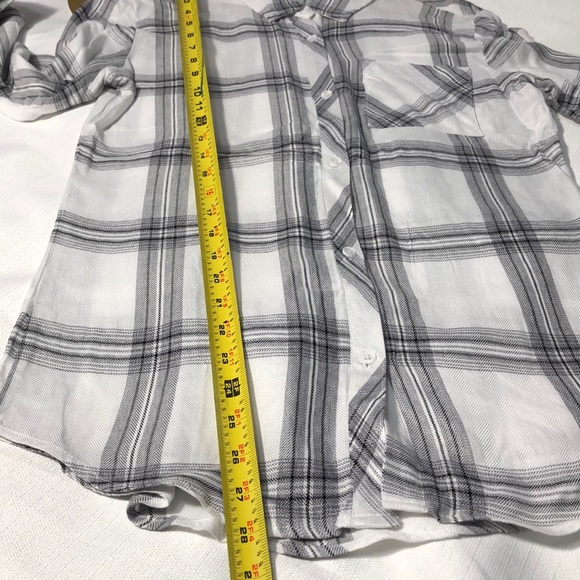 🌹WORKSHOP Republic Clothing Plaid Buttondown NEW - Picture 5 of 8